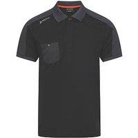 Regatta Tactical Offensive Polo Shirt Black Medium 39.5" Chest (236XH)