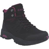 Hi-Tec Jackdaw Mid Size 5 Womens Black Waterproof Non Safety Work Boots (236XL)