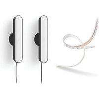 Philips Hue Play LED Ambiance Smart Light Bar & Lightstrip Plus Kit Black 42W 500lm 3 Pieces (237JA)