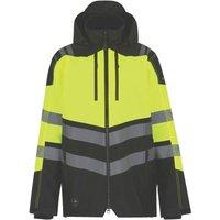 Regatta Hi Vis X-Pro Shell Jacket Black/Yellow X Large 44" Chest (237YA)