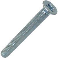 Easyfix Bright Zinc-Plated Countersunk Machine Screws M6 x 50mm 25 Pack (2386J)