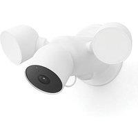 Google Nest GA02411-GB White Wired 1080p Outdoor Smart Camera with Floodlight & PIR Sensor (238RJ)