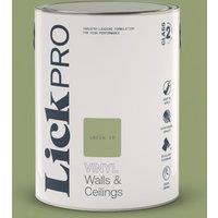 LickPro 5Ltr Green 18 Vinyl Matt Emulsion Paint (238TM)