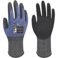 Wonder Grip WG-1875 Dexcut Cut-Resistant Gloves Blue Large (239VJ)