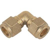 Flomasta Brass Compression Equal 90 Elbow 10mm (24019)