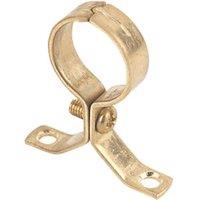 Essentials 22mm Pipe Clips Brass 5 Pack (2401J)
