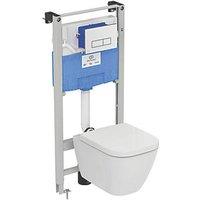 Ideal Standard i.life S Wall-Hung Pan & Concealed Cistern 400mm (240HM)