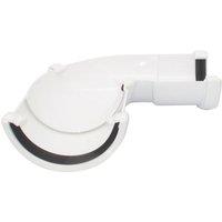 FloPlast RA3W uPVC 50-156 Half Round Gutter Angle White 112mm (240YE)
