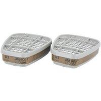 3M 6051 Reusable Respiratory Filters A1 2 Pack (2416G)