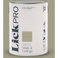 LickPro 5Ltr Green BS 12 B 21 Vinyl Matt Emulsion Paint (241TM)