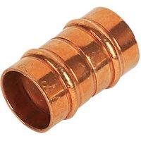 Yorkshire Copper Solder Ring Equal Couplers 15mm 10 Pack (24368)