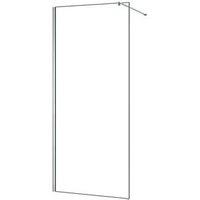 Triton Neo Frameless Showerwall Chrome 1100mm x 2015mm (243TK)