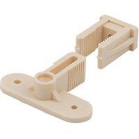 Hafele Drawer & Panel Connectors Cream White 10 Pack (2442V)