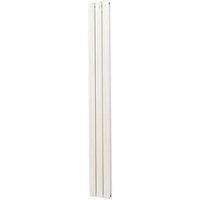 Venus 1800mm x 205mm 2418BTU White Vertical Designer Radiator (2444F)