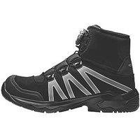 Solid Gear Onyx Size 8 Black Water-Resistant Safety Boots (244RX)