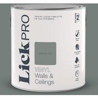 LickPro 2.5Ltr Green 03 Vinyl Matt Emulsion Paint (244TM)
