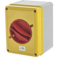 Lewden 208254 25A 4-Pole Rotary Isolator Switch NO (245HM)