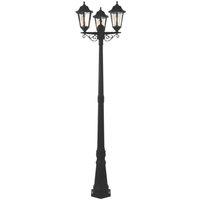 Coast Bianca 2220mm Outdoor Post Light Black (246VJ)