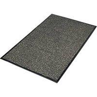 COBA Vyna-Plush Entrance Mat Black/Steel 1500mm x 900mm x 7mm (24739)