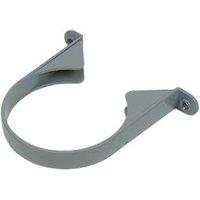 FloPlast Pipe Clips Grey 110mm 5 Pack (24755)
