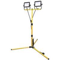 LAP LED Mains Portable Work Light with Tripod 2 x 20W 2 x 2000lm 220-240V (247KF)