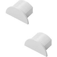 D-Line End Caps 20mm x 10mm 2 Pack (247RA)