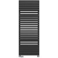 Terma 1185mm x 450mm 2847BTU Black Flat Designer Towel Radiator (248HR)