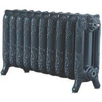 Arroll 470mm x 834mm 3070BTU Anthracite Cast Iron 3 Column Radiator (2494P)