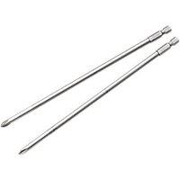 Senco DS722 1/4" 200mm Hex Shank PH2 Screwdriver Bits 2 Pack (249PG)
