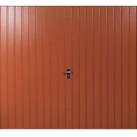 Gliderol Vertical 8' x 7' Non-Insulated Frameless Steel Up & Over Garage Door Terracotta (249VP)