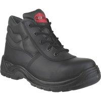 Centek FS30C Lace-Up Size 12 Black Water-Resistant Safety Boots (249XA)