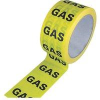 Arctic Hayes Gas Identification Tape Yellow 33m x 50mm (2504J)