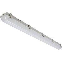 Knightsbridge TORC Single 4ft Maintained or Non-Maintained Switchable Emergency LED Self-Test Batten With Microwave Sensor 19/37W 3000 - 5550lm 230V (250GA)