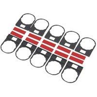 Schneider Electric Dark Grey Legend Holders 90mm 10 Pack (250HV)