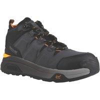 Regatta Hyperfort S1P Size 6 Black/Gun Metal Waterproof Safety Boots (251JW)