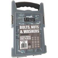 Easyfix Bright Zinc-Plated Mixed Bolts, Nuts & Washers Pack 500 Piece Set (2526K)