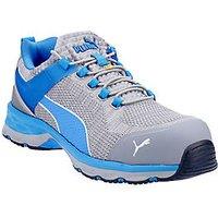 Puma Xcite Low Size 10 Grey/Blue Safety Trainers (252JX)
