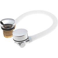 Aqualisa Options Gravity-Pumped & HP/Combi Bath Overflow Filler Chrome (253HP)