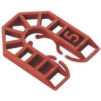 Broadfix U Shims Brown Small 55mm x 5mm x 43mm 200 Pack (253HW)