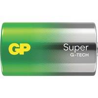 GP Batteries Super D 1.5V Alkaline Batteries 4 Pack (253RM)