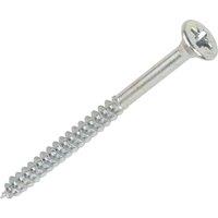 Silverscrew PZ Double-Countersunk Thread Cutting Multipurpose Screws 6mm x 140mm 50 Pack (25489)