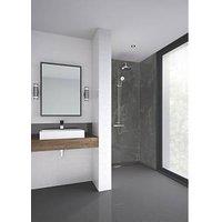Splashwall Welsh Slate Bathroom Wall Panel Matt Grey 2420mm x 1210mm x 11mm (254KU)