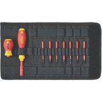 Wiha SlimVario VDE Screwdriver with Bits 10 Piece Set (254KW)