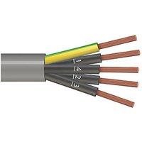 Time 5-Core YY Grey 1.5mm Unscreened Control Cable 1m Coil (254RF)