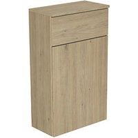 Newland Floorstanding Toilet Unit Natural Oak Effect 500mm x 260mm x 850mm (254RN)