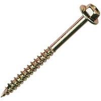 TurboCoach Hex Flange Coach Screws M6 x 50mm 100 Pack (25506)