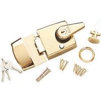 ERA 193-31 Double Locking Night Latch Brass 60mm Backset (255GG)