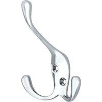 Essentials Tri-Hook Polished Chrome 100mm (255TA)