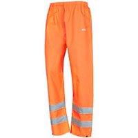 Site Huske Hi-Vis Over Trousers Elasticated Waist Orange Large 27" W 30" L (255XR)