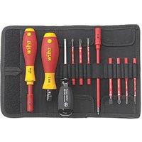 Wiha TorqueVario VDE Interchangeable Torque Screwdriver Set 1-5Nm 11 Pcs (2581K)